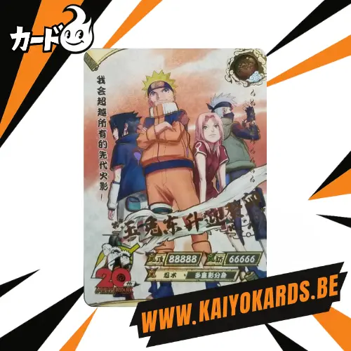 RARE - Carte Naruto Kayou - Trio 20th Anniversary (CN) 